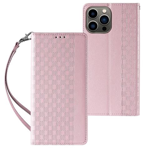 Magnet Strap Case Etui Iphone Pro Max Pokrowiec Z Klapk Portfel