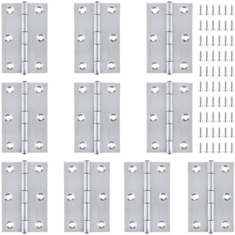 YIXNSW 10 Stück 75MM Edelstahl Scharnier Scharniere Edelstahl Aussen