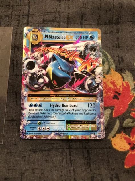 Pok Mon Tcg M Blastoise Ex Xy Evolutions Holo Rare Nm Eur