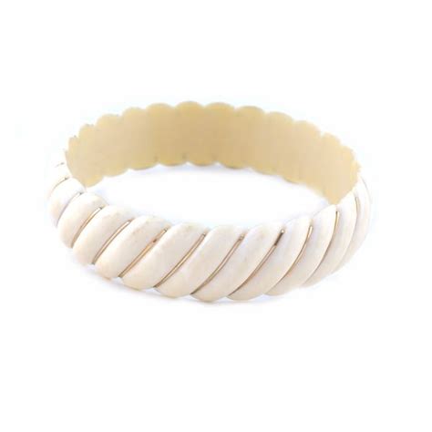 Bracciale Manetta In Avorio E Oro Giallo 18kt Asta ASTA A TEMPO