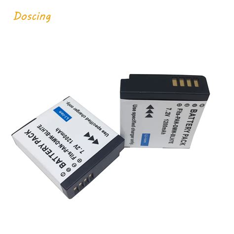 2Pcs DMW BLH7 BLH7 DMW BLH7PP DMW BLH7E Rechargeable Battery For