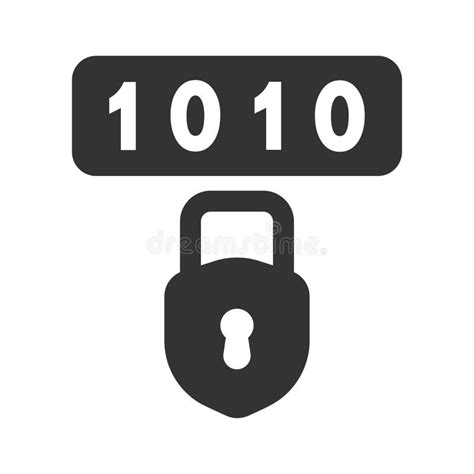 Data Lock Icon Stock Vector Illustration Of Beautiful 205078647