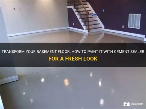 Transform Your Basement Floor: How To Paint It With Cement Sealer For A ...