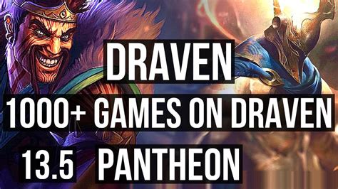 Draven Vs Panth Top M Mastery Solo Kills Games