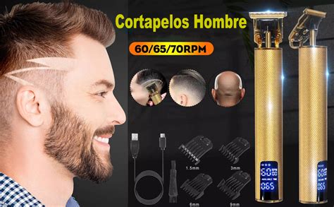 Maquina Cortar Pelo Profesional Recortadora El Ctrica Para Hombres