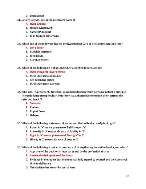 Clat Llm Question Paper With Answers Aglasem Admission