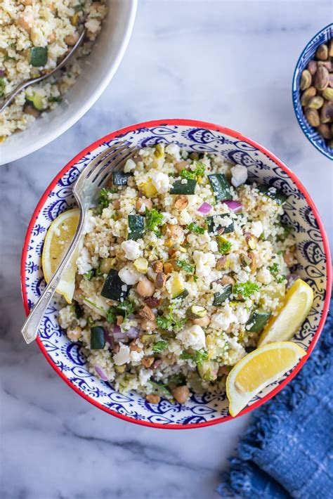 Lemon Zucchini Couscous Salad She Likes Food