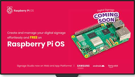 Free Digital Signage for Raspberry Pi | SignageStudio