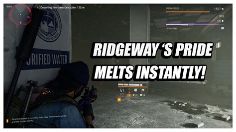 The Division Using Ridgeway S Pride In The Darkzone Pvp Youtube