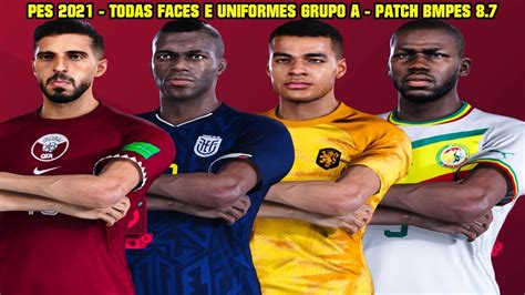 Pes Todas Faces E Uniformes Do Grupo A Da Copa Do Mundo