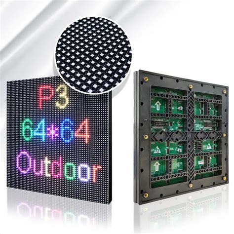 Outdoor Waterproof 192192mm Hd Led Panel P3 Smd Led Module P3 Outdoor Led Module And P3 Led