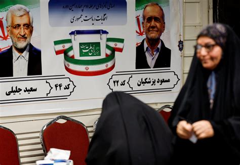 Iranians Vote In Presidential Runoff Between Hard Liner Jalili And