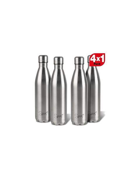 Set 4 Borracce Termiche In Acciaio Inox 750 Ml Spice SPP048 SET4X750