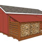 Attached Firewood Shed Plans Myoutdoorplans