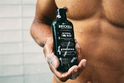 Acne Face Wash for Men | Breaks Down Bacteria I Gentle – Brickell Men's Products®