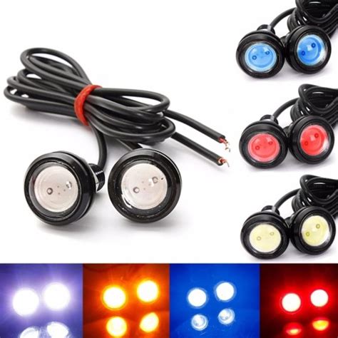 Jual Lampu Led Drl Eagle Eye Mm Universal Mata Elang Besar Mobil