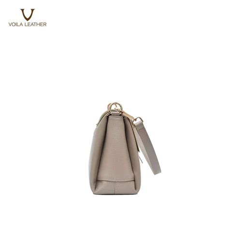 Tote Sling Kulit Asli Voila Liliane Novo Nude Voila Leather