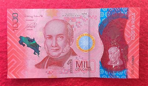 Costa Rica 1000 Colones 2019 Polymer Banknote SNS Coins