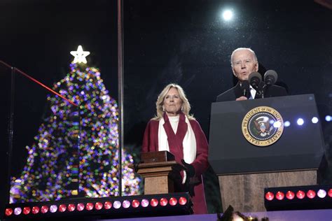 President Joe Biden First Lady Jill Biden Participate In National