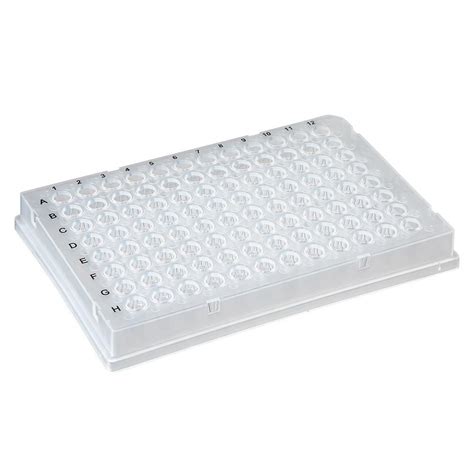 0 2mL 96 Well PCR Plate Full Skirt Clear MBP INC