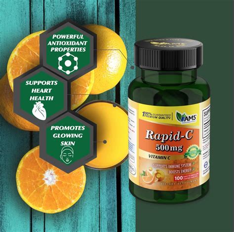 America Medic Science Rapid C Suplemento De Vitamina C De Mg