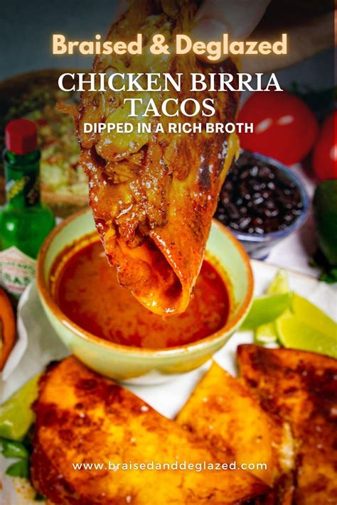 Quick And Easy Chicken Birria Tacos Birria De Pollo Recipe