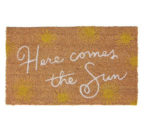 Here Comes The Sun Doormat Pottery Barn