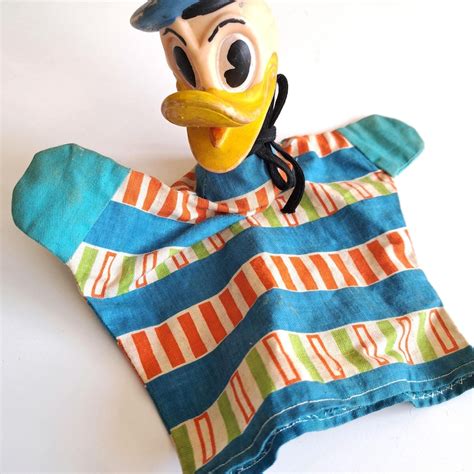 Donald Duck Hand Puppet Etsy