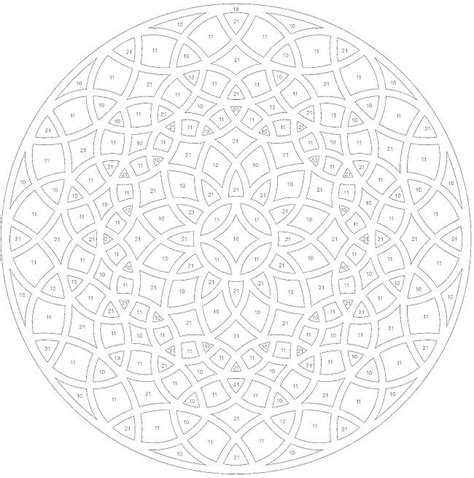 Mandalas Color By Number Printables