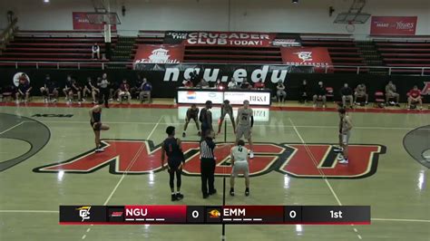 North Greenville Vs Emmanuel NGU Men S Basketball 2020 21 YouTube