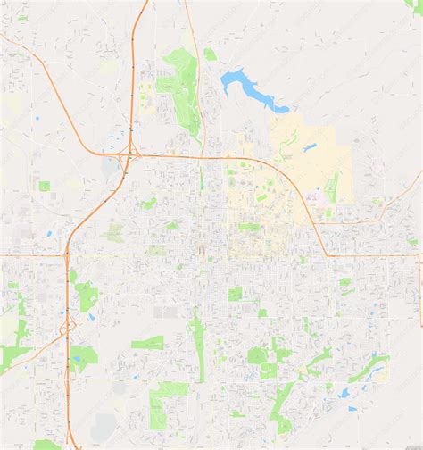 Bloomington - Modern Atlas Vector Map [1:10K] | Boundless Maps