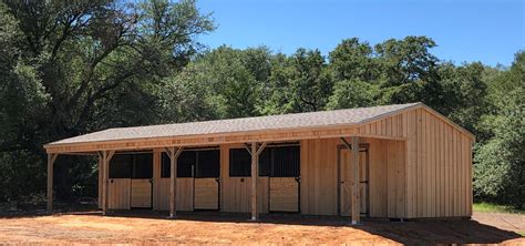 Portable Run In Shed - 12' Wide Horse Shed | Deer Creek Structures