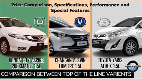 Changan Alsvin Lumiere Vs Toyota Yaris Ativ X Vs City Aspire Detailed