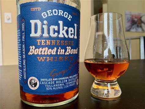 signde drinks: George Dickel Bottled in Bond Review