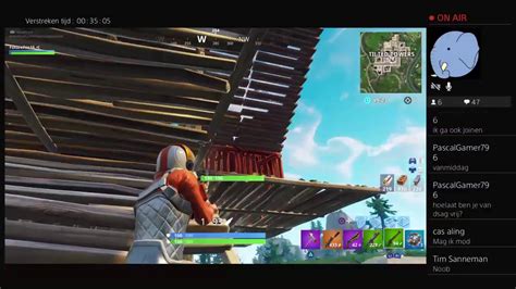 Eerste Livestream Op Ps Fortnite Youtube