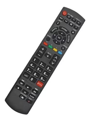 Controle Remoto Compativel Para Tv Panasonic Smart Netflix Mercadolivre