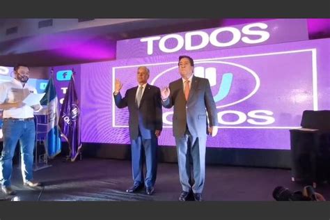 Partido Todos Proclama Su Binomio Presidencial Todanoticia