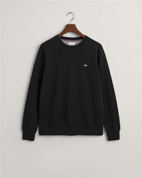 GANT Erkek Siyah Regular Fit Bisiklet Yaka Sweatshirt 2006065 L 87