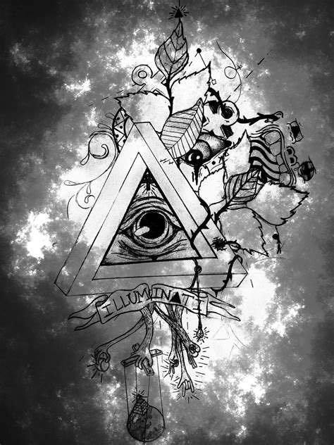 Illuminati Sketch By Xcaamm On Deviantart