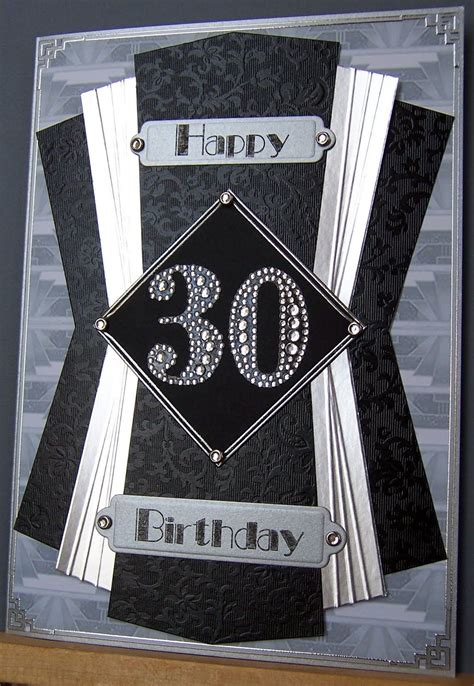 Art Deco Birthday Card For A Man Whitchcraft Blogspot Cards