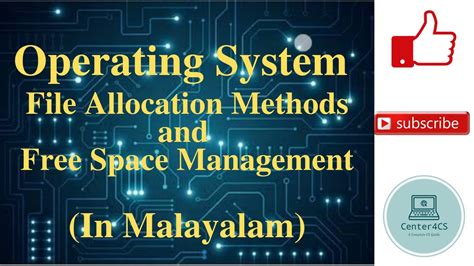 Lec File Allocation Methods And Free Space Management Os Youtube