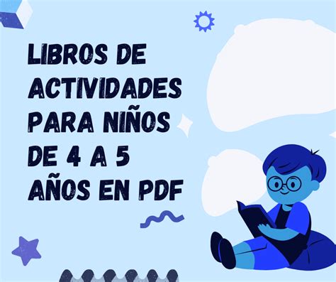 Libro De Actividades Para Niños De 4 A 5 Años Pdf 📒 Material Educativo Para Docentes