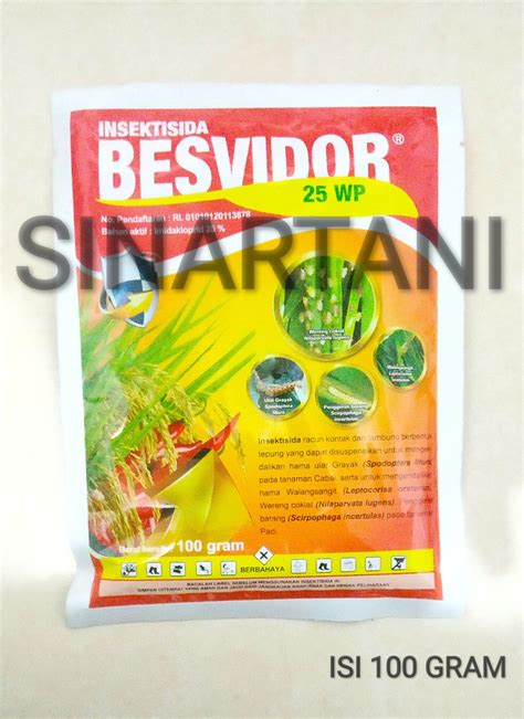 Insektisida BESVIDOR 25 WP Isi 100 Gram Lazada Indonesia