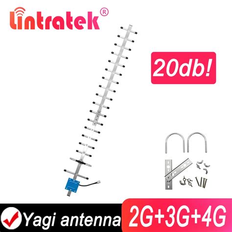 Antenna Yagi Esterna 20db Per 2g 3g 4g GSM UMTS LTE WCDMA CDMA 850 1800