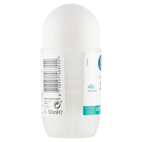 Sanex Deodorante Roll On Zero Extra Control Protezione H Ml