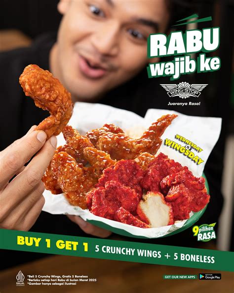 wingstop indonesia rayakan awal   lebih renyah  penuh