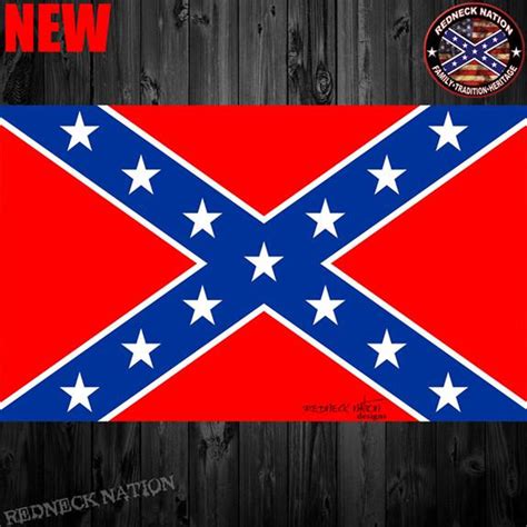 Confederate Flag Decal - Redneck Nation