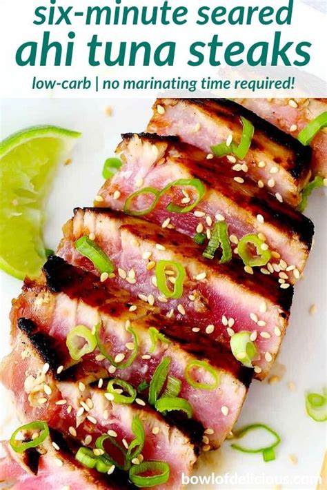 Six Minute Seared Ahi Tuna Steaks Artofit