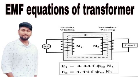 Emf Equations Of Transformer Formula For Emf Of Transformer