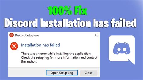 How To Fix Discord Installation Has Failed Youtube